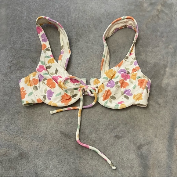 New! SET For love and lemons Joey floral cheeky bikini nwot 24056 10073 - Picture 4 of 14